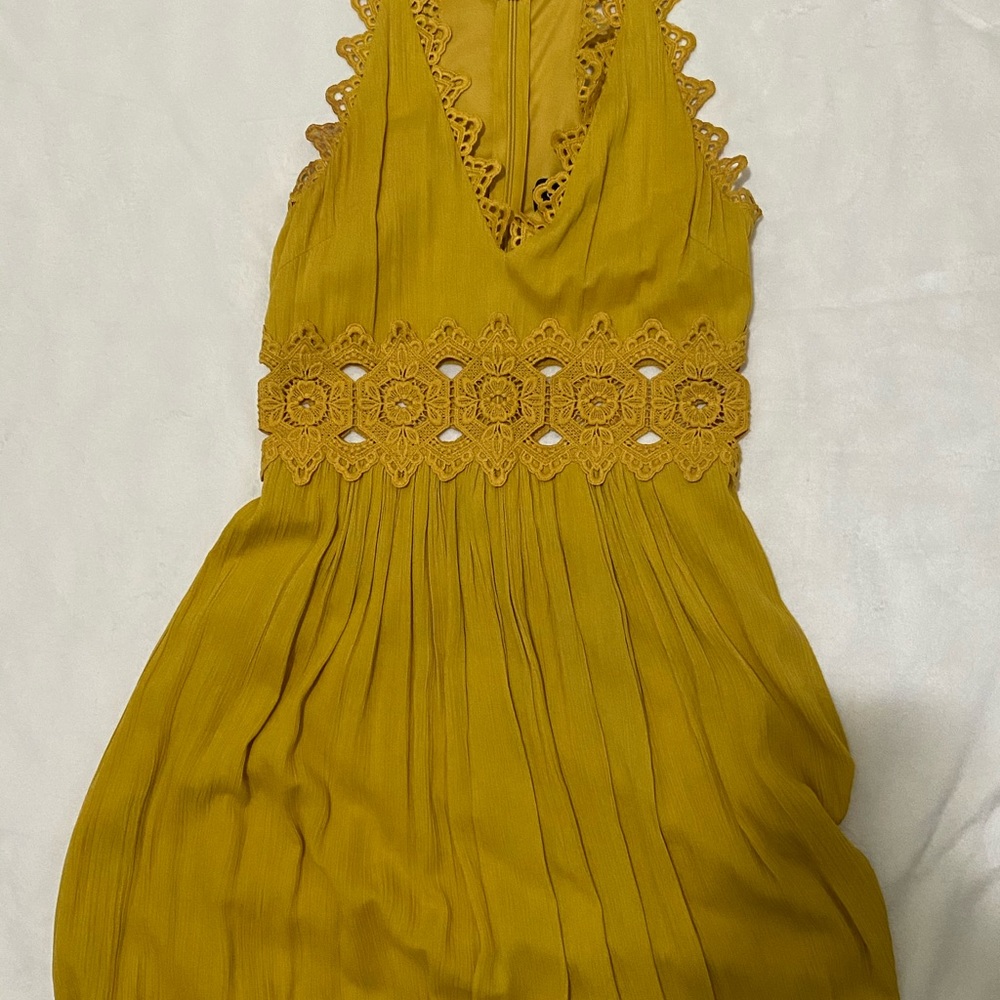 Lulus yellow (mustard) dress